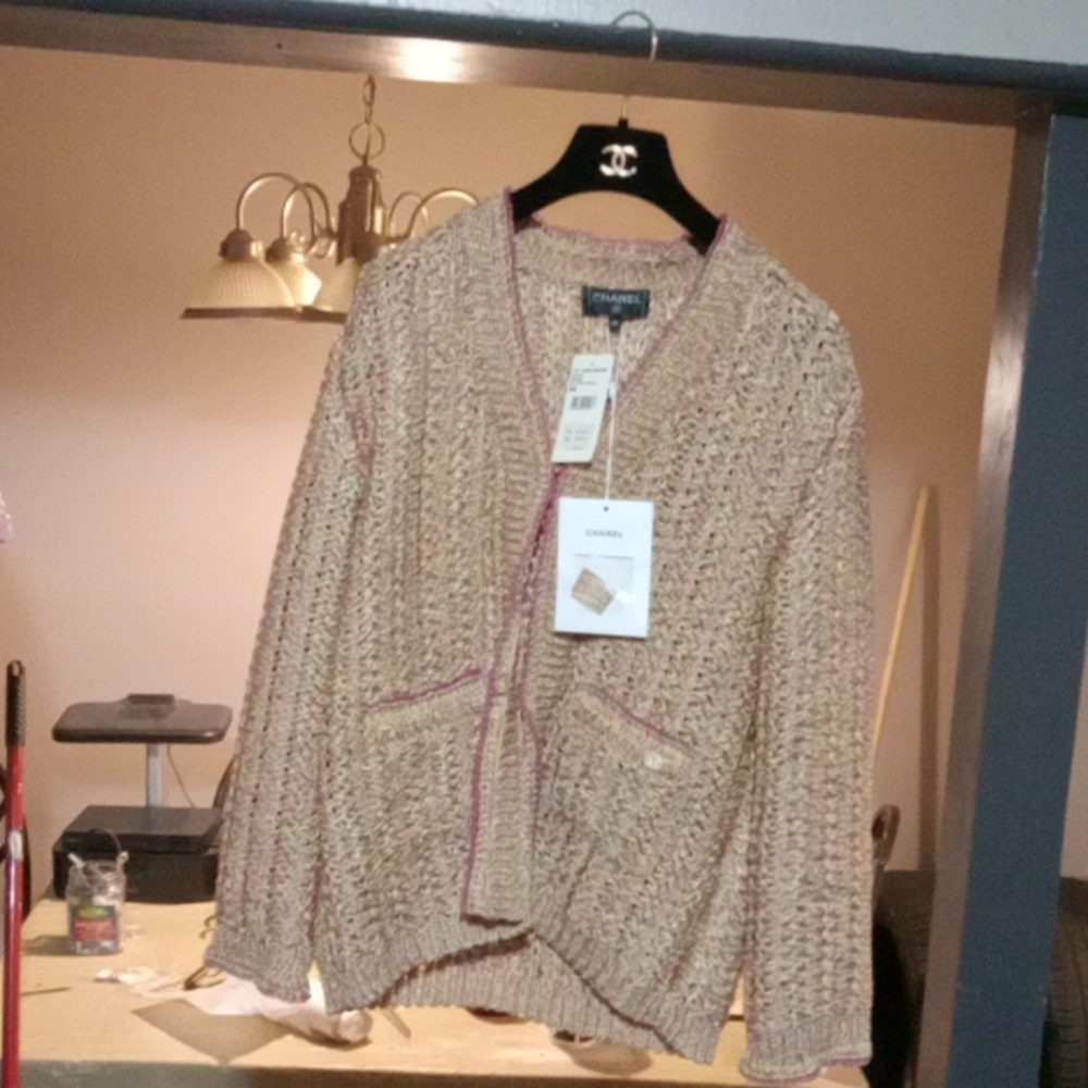 Chanel gold multicolor Cardigan